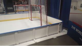 Free Standing Poly Steel Border with Synthetic Ice